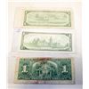 Image 2 : LOT OF 3 ONE DOLLAR BILLS-1937,1954,1967