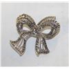 Image 1 : STERLING SILVER WITH RHINESTONE BROOCH