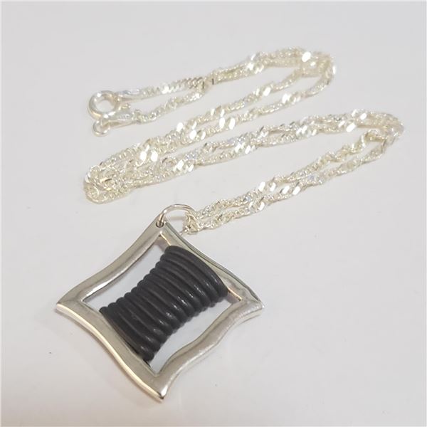 JP1077-175 SILVER NECKLACE