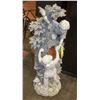 Image 1 : GARDEN DECOR BOY+GIRL CLIMBING TREE 23" TALL