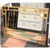Image 1 : GOLD TONE FRAMED MIRROR 42" X 30"
