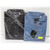 Image 1 : NEW MEN'S SHIRTS 1DENIM 1BLACK SIZE 3XL