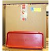 Image 1 : NEW CASE OF  RED 1/3 SIZE ATLAS TRAYS