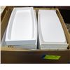 Image 1 : NEW CASE OF 100 PLUS WHITE 1/3 SIZE ATLAS TRAYS
