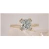 Image 1 : #45-2.00 CT GRA CERTIFIED PRINCESS CUT MOISSANITE