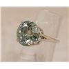 Image 2 : #58-10.10 CT LIGHT BLUE COLOR MOISSANITE SET IN 4
