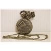 Image 1 : #63- BRAND NEW BRONZE TONE POCKET WATCH WITH