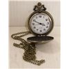 Image 2 : #66-BRAND NEW BRONZE TONE POCKET WATCH WITH