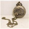 Image 1 : #62-BRAND NEW BRONZE TONE POCKET WATCH WITH