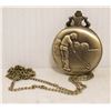 Image 1 : #65-BRAND NEW BRONZE TONE POCKET WATCH WITH