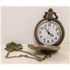 Image 2 : #65-BRAND NEW BRONZE TONE POCKET WATCH WITH