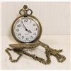 Image 2 : #60- BRAND NEW BRONZE TONE POCKET WATCH WITH