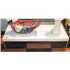 Image 1 : WHITE COFFEE TABLE 46.5" X 23" X 11"