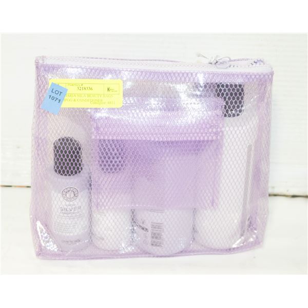 NEW MARIA NILA BEAUTY BAGS SHAMPOO & CONDITIONER