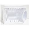 Image 1 : NEW STERILITE 2PC NESTING DISH DRYING RACK WHITE