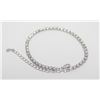 Image 1 : #26-4.40 CT TW TENNIS BRACELET GRA CERTIFIED ROUND
