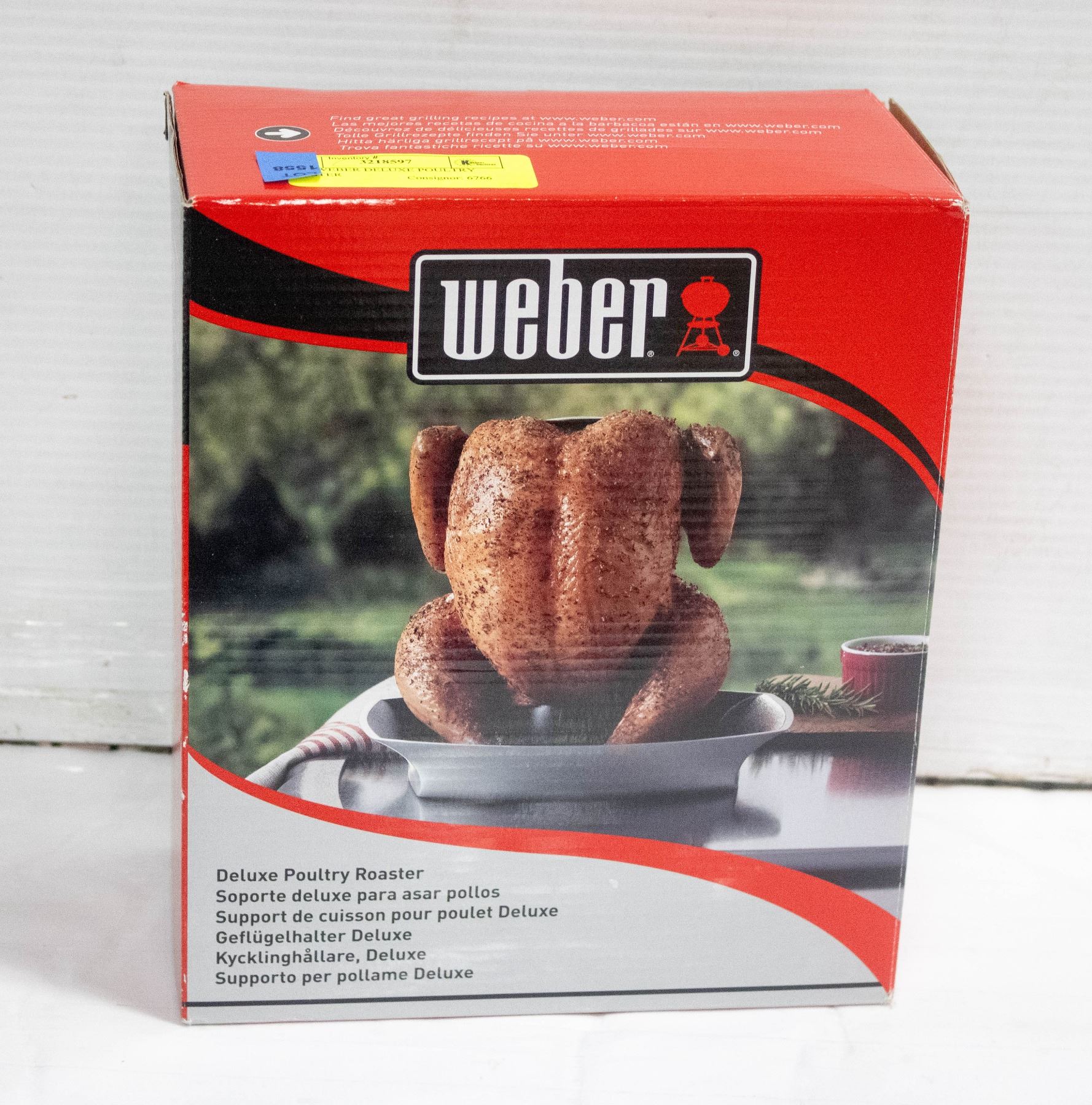 NEW WEBER DELUXE POULTRY ROASTER