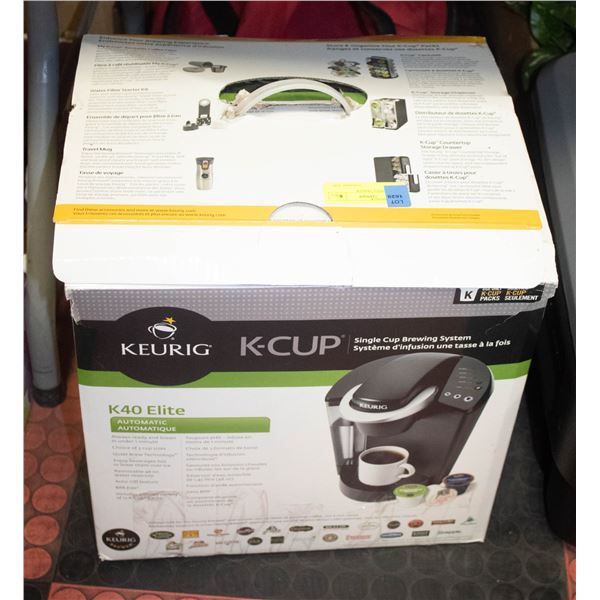 K-CUP COFFEE MAKER