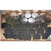 Image 1 : NEW 30 ALUMINUM TIN CANS WITH LIDS FOR CANDLES,
