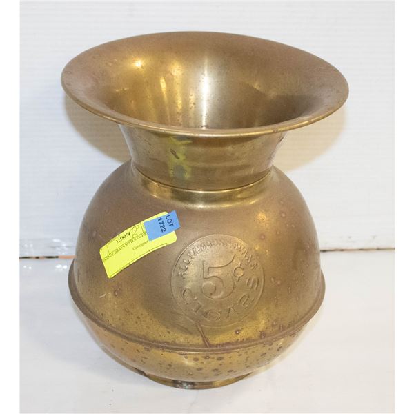 VINTAGE BRASS SPITOON-ESTATE