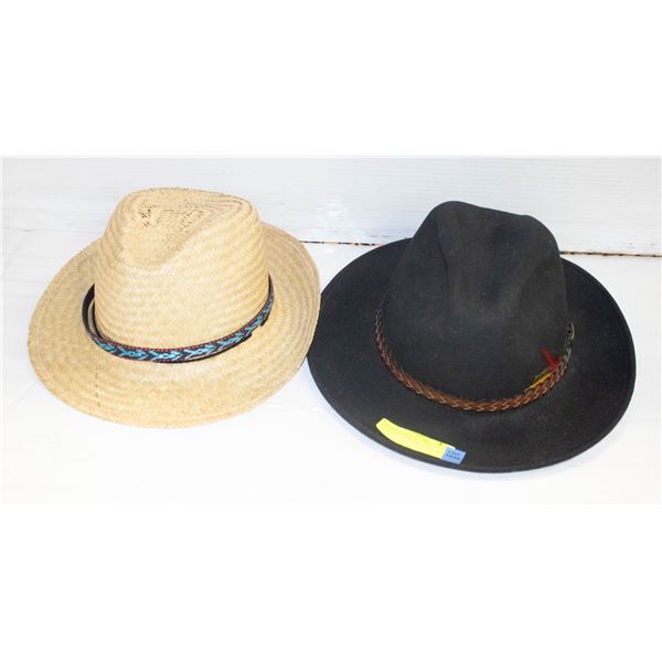 OUTBACK TRADING COMPANY 100% WOOL HAT & STRAW