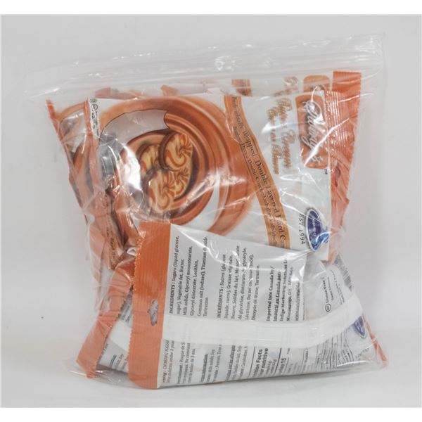 8 BAGS OF SWIRLY’S BUTTER CREAM CANDY