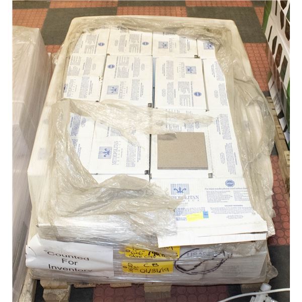 196 SQUARE FEET 6X6 CERAMICS STONE GREY PO: 1643TM