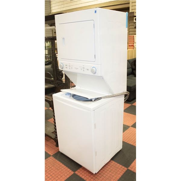 FRIGIDAIRE STACKED WASHER AND DRYER COMBO