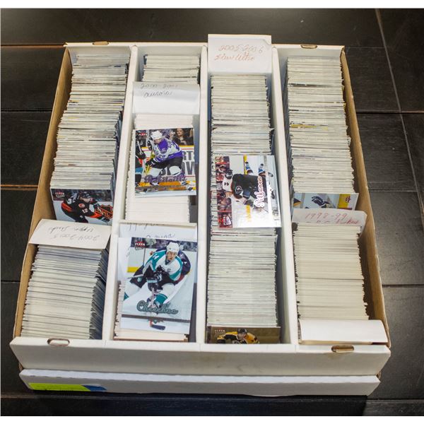 ESTATE LONG BOX OF ASSORTED BASE SPORTS CARDS