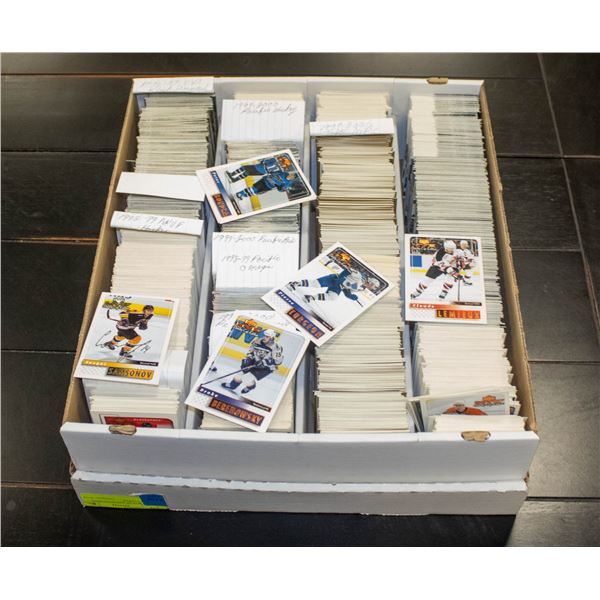 ESTATE LONG BOX OF ASSORTED BASE SPORTS CARDS