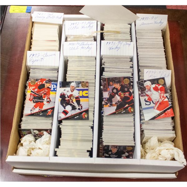 ESTATE LONG BOX OF ASSORTED BASE SPORTS CARDS