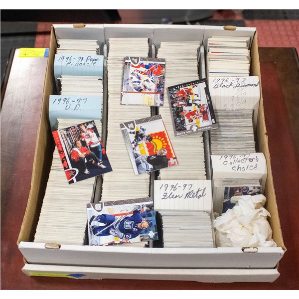 ESTATE LONG BOX OF ASSORTED BASE SPORTS CARDS