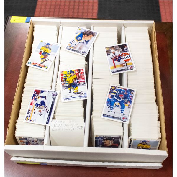 ESTATE LONG BOX OF ASSORTED BASE SPORTS CARDS