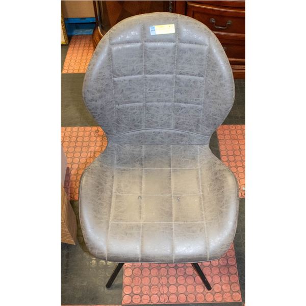 LEATHERETTE ARMLESS CHAIR