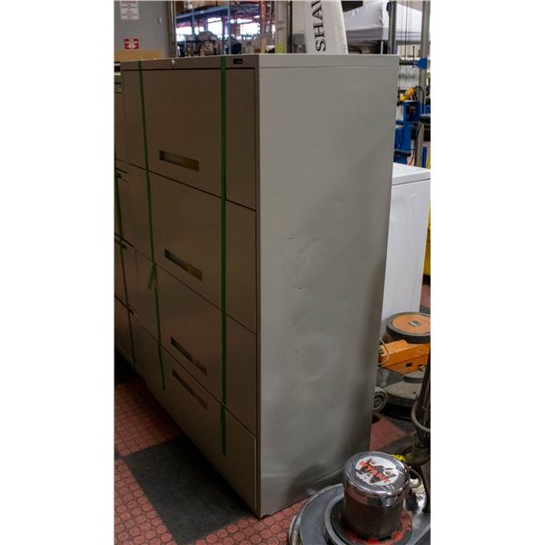 4 TIER LATERAL FILING CABINET
