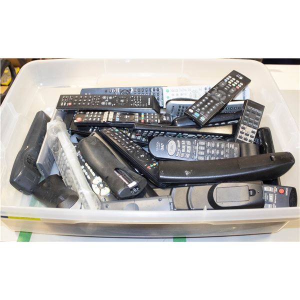 TOTE OF REMOTES