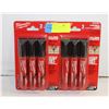 Image 1 : 2 PACKS OF 3 MILWAUKEE INKZALL LARGE JOB MARKERS