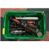 Image 1 : POLICE SEIZURE: CRATE WITH AEROSOLS, SPOTLIGHT AND