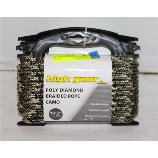 2 NEW HIGH GEAR POLY DIAMOND BRAIDED