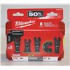 Image 1 : MILWAUKEE 8PC MULTI-TOOL TITANIUM BLADE KIT