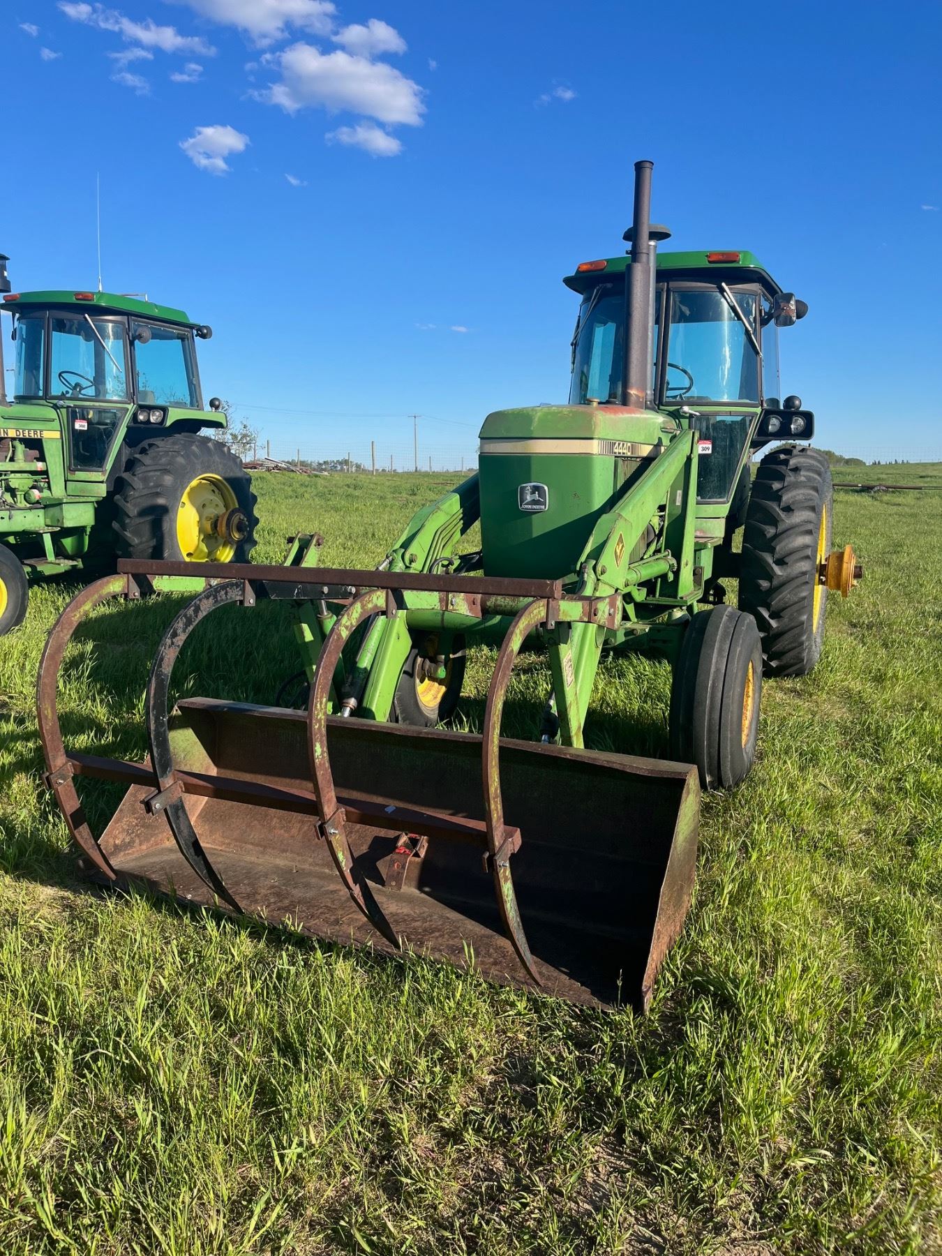 1979 John Deere 4440 Tractor c/w 158 JD Loader, Quad Transmission, 11380Hrs