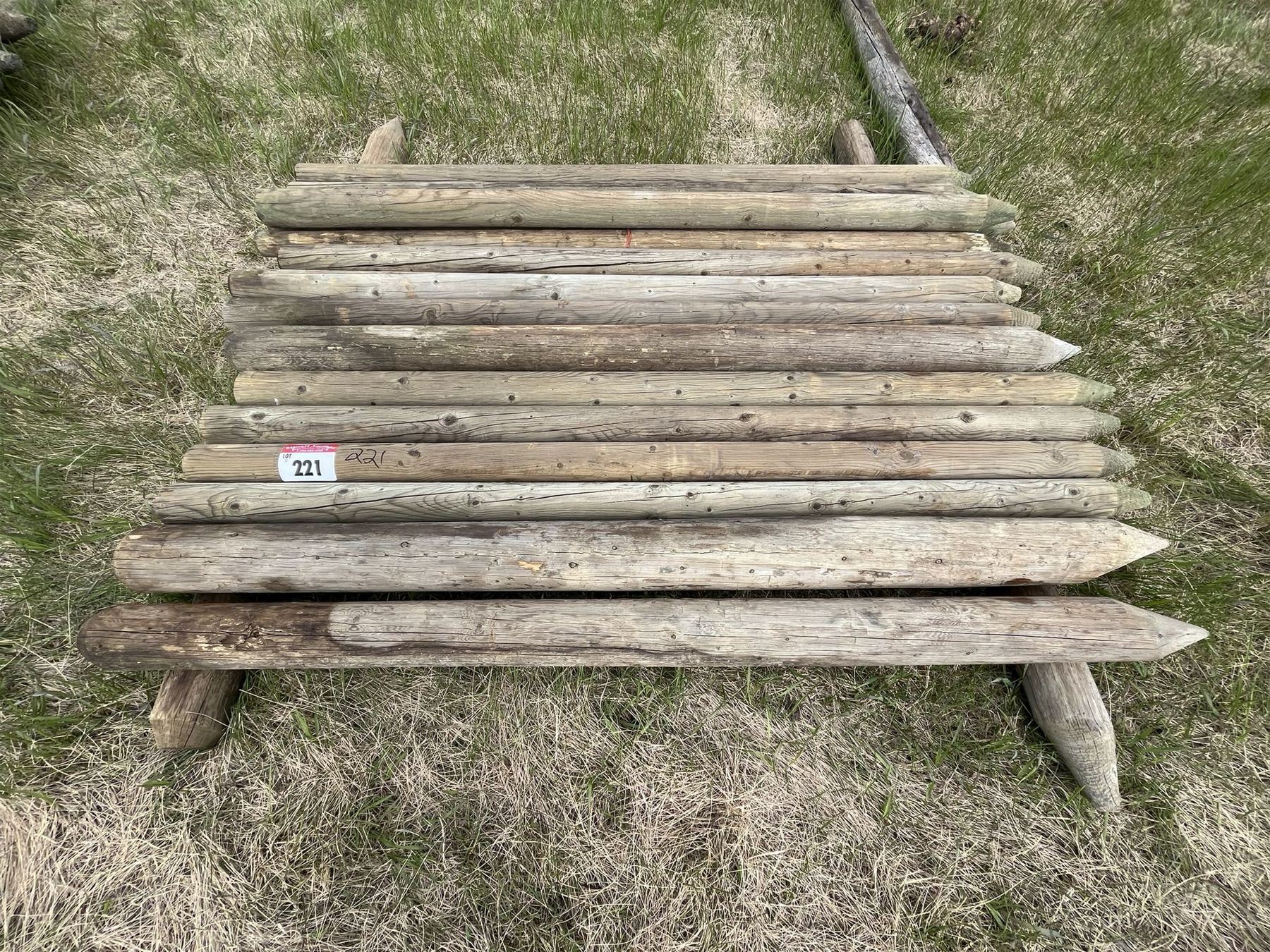 15 3-4in. X 6ft Treated Posts