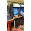 Image 2 : FABTEK RAIDEN FIGHTERS 2 PERSON COIN OPERATED UPRIGHT ARCADE GAME IN DRAGON'S LAIR