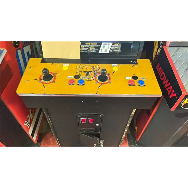 FABTEK RAIDEN FIGHTERS 2 PERSON COIN OPERATED UPRIGHT ARCADE GAME