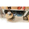 Image 2 : SHELF OF ASSORTED PLUMBING HARDWARE, DOOR PARTS, & HAND TOOLS