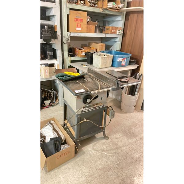ROCKWELL BEAVER 9" INDUSTRIAL PORTABLE TABLE SAW