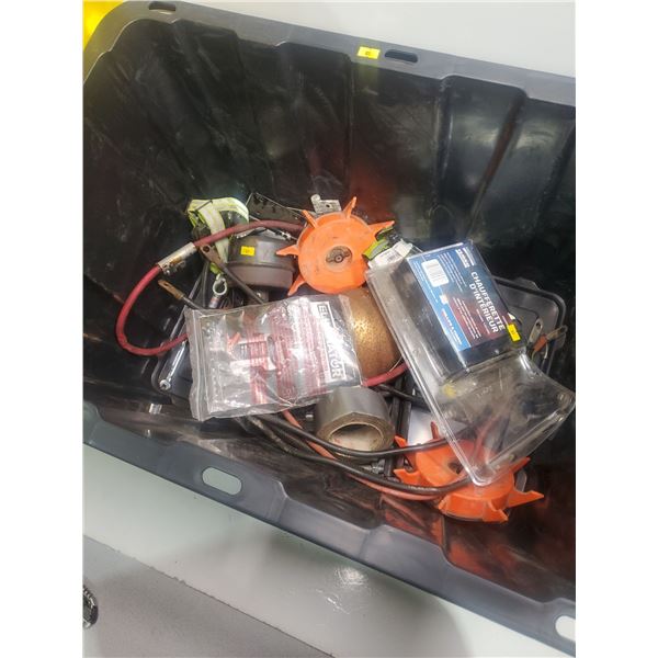 Bin With Assortment Of Parts