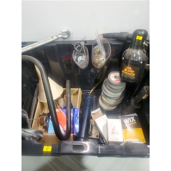 Bin With Assortment Of Parts