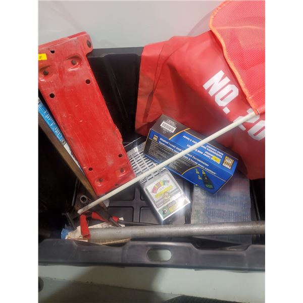 Bin With Assortment Of Parts
