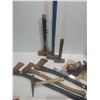 Image 1 : Rust Bucket Special Assorted Axes Sledgehammers Swivel Base Vice & More